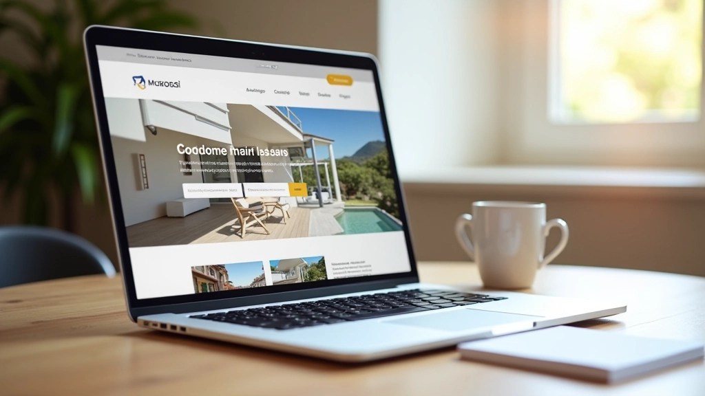 Layout di una pagina immobiliare con posizionamento strategico del modulo di contatto