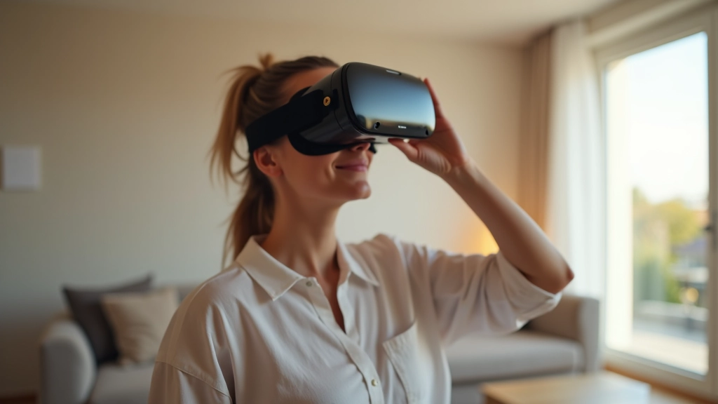 Visualizzazione di un tour virtuale 360 gradi di una proprietà